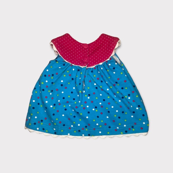 Molly & Millie Mixed Prints Button Top - Picture 4 of 5